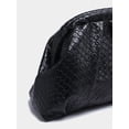 thumbnail image 5 of Women's Woven Cloud Clutch Bag, Black, 5 of 6