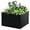 With Bottom, variant on QinaQin Large Metal Flower Pots Suitable for Outdoor Plants, Heavy-Duty Steel Rectangular Flower Pots with Snap-Fit Assembly, Suitable for Gardens, Patios, and Courtyards