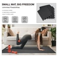 thumbnail image 4 of Alfombrilla de gimnasio AIRHOP, 18 baldosas, espuma EVA, rompecabezas para gimnasio en casa, 4 of 7