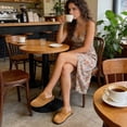 thumbnail image 5 of Decould sylf Women's Suede Mules & Clogs Soft Cork Footbed Potato Shoes Slip On Comfort Casual Shoes with Arch Support, 5 of 5