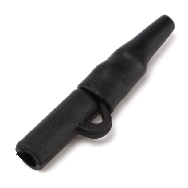 Toystoory Clip de de 30 Uds., soporte de alambre de silicona de alta resistencia, Kit de manga giratoria de fijación, accesorios para Pescar Negro