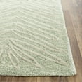 thumbnail image 3 of SAFAVIEH Martha Stewart Urban Chevron Floral Area Rug, Milk Pail Green, 9'6" x 13'6", 3 of 7