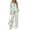 Blue Floral Print, variant on FUIALDOLG Cowhide Spots Print Wide Leg Sweatpants, Two Piece Half Zip Lounge Sets for Women, Comfort Matching Outfits for Vacation and Outdoor Travel