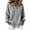 *Gray, variant on ClodeEU Women's Plaid Lapel Collar Long Sleeve Button Down Shirt,Casual Loose Blouse Black,Women's Plus L
