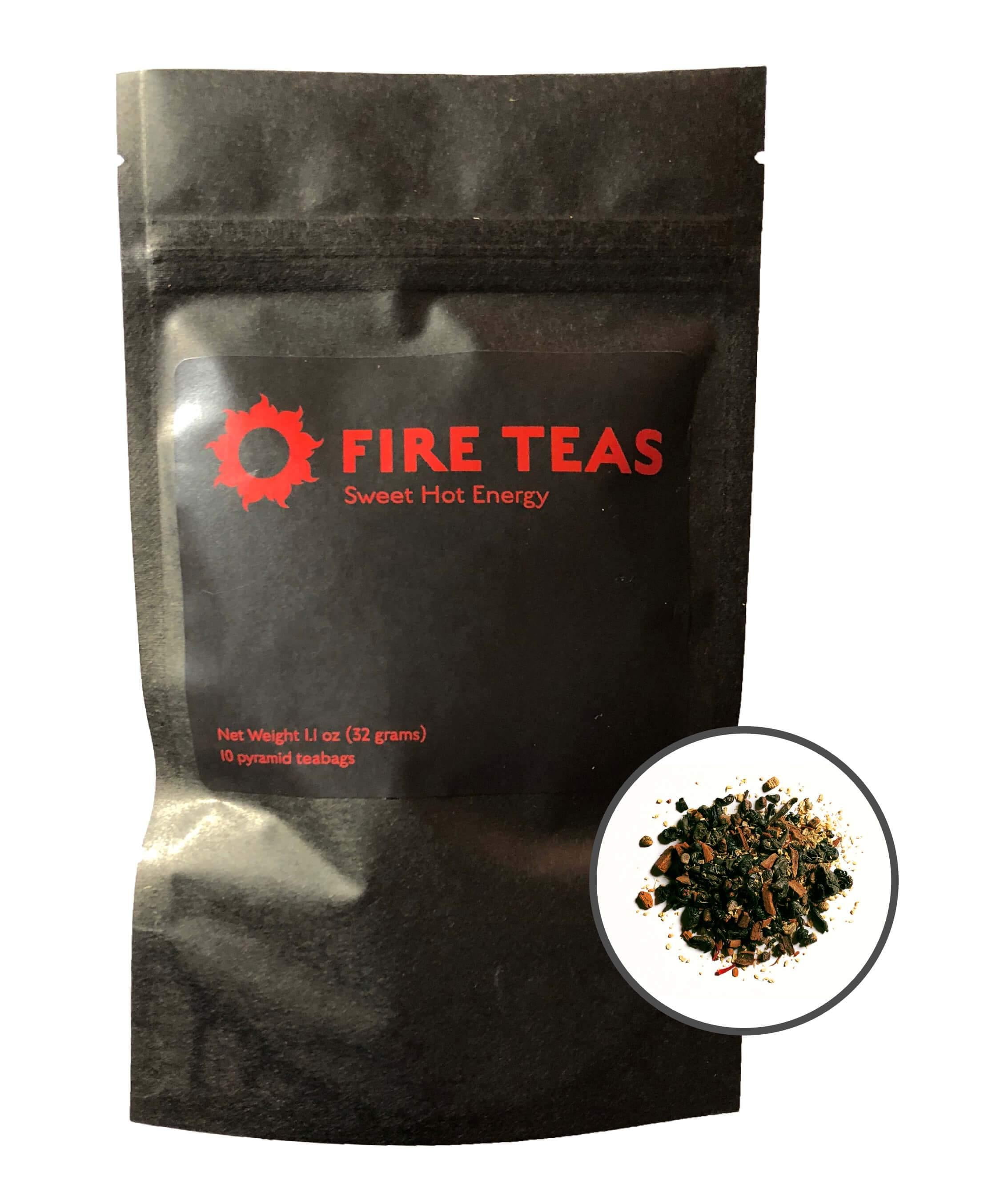 Sweet Hot Energy - Green Tea, Saffron, Cinnamon, Cardamom, Ginger