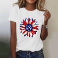 thumbnail image 6 of Patriotic Shirts for Women American Flag Shirt 4th of July Tshirt Graphic Tees Casual Short Sleeve Tee Top, 6 of 7
