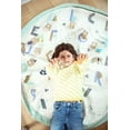thumbnail image 2 of Play & Go - ABC Alphabet & Animal Friends - 3-in-1 Play Mat - Storage Bag & Diaper Bag - Double-sided with Rainbows and Shapes - Fun & Interactive for Kids - 140 cm Diameter - Suitable for Newborn to, 2 of 5