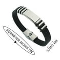 thumbnail image 4 of Xihbxyly Pulsera de Titanio, Elegante Pulsera de Energía Negativa, Mejora La Circulación y Reduce El Estrés, Diseño Ajustable para Todos Los Tamaños de Muñeca, Ideal para Uso Diario o Regalo, Accesor, 4 of 7