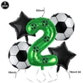 thumbnail image 3 of Kit de globos de fútbol, decoración de cumpleaños para niños, suministros para fiestas de cumpleaños de fútbol, globos para fiestas de fútbol, recuerdos para fiestas con temática deportiva de fútbol, 3 of 5