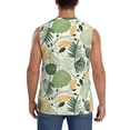 thumbnail image 4 of Daiia Hawaiian Style Printed Men's Tank Tops,Casual Soft Sleeveless Gym Muscle Shirts Bodybuilding Tee-Small, 4 of 8