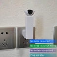 thumbnail image 1 of Mini cámara para interiores shamjiam videovigilancia monitoreo inalámbrico blanco, 1 of 5