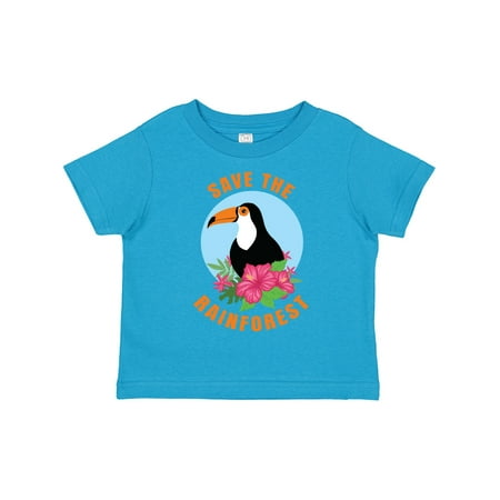 

Inktastic Save the Rainforest Toucan Illustration Gift Toddler Boy or Toddler Girl T-Shirt