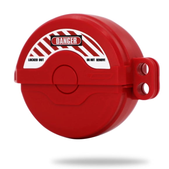 Válvula de compuerta TRADESAFE roja para válvulas de 2,54 cm a 6,35 cm