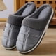 thumbnail image 4 of Zapatillas de algodón para hombre, zapatillas de algodón de invierno de talla grande, zapatillas de lana cálidas para mujer, zapatillas de felpa con fondo grueso, 4 of 5