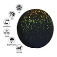 thumbnail image 4 of Pofeuu Luxury golden sparkle Print Spare Tire Wheel Cover for Car Truck SUV Camper Universal Fit Spare Tire Cover RV Spare Tire Covers-15 inch, 4 of 6