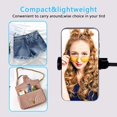 thumbnail image 4 of IBAOLE Lightweight Aluminum Extendable Mini Selfie Stick with Bluetooth for iPhone & Samsung, Pink, 1, 4 of 7