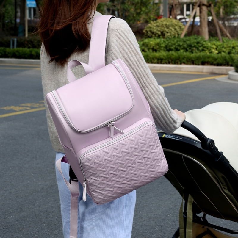 Oxfords Fabric Backpack for Hot and Cold Food Storage Bag Large Diaper Backpack
