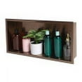 thumbnail image 5 of ALFI brand ABNP2412-BC 24" x 12" Brushed Copper PVD Stainless Steel Horizontal Single Shelf Shower Niche, 5 of 9