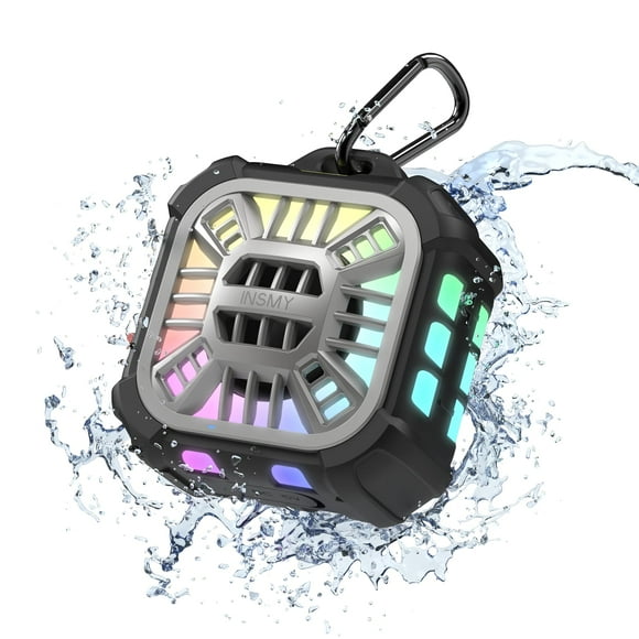 Altavoz Bluetooth INSMY Shower IP67 impermeable negro