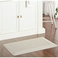 thumbnail image 2 of Martha Stewart Mira Modern Heathered Anti-Fatigue Air-Infused Kitchen Mat, Beige, 19.6"x32", 2 of 5