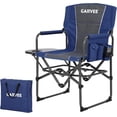 thumbnail image 1 of Chaise de Réalisateur de Camping Surdimensionnée et Robuste pour Adultes - Supporte 400 Lb - Chaise de Pelouse Extérieure Pliante avec Tablette Latérale, Pochette de Rangement et Porte-Gobelet - Idéale pour la Plage, la Pêche, le Pique-Nique, les Tailgates, 1 of 8