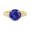Alexandrite, variant on 1 to 6 Carat Round 14K Yellow Gold LAB GROWN Gemstone and LAB GROWN Diamond Engagement Ring (1ct Center, AAAA Heirloom Quality) Emerald 1 Carat Size: 9