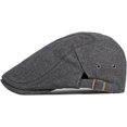 thumbnail image 6 of CoCopeaunts Newsboy Hats for Men Spring Autumn Adjustable Ivy Flat Cap Male Female Artist Painter Beret Hat Classic Cabbie Hat, 6 of 7