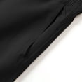 thumbnail image 6 of Men's Joggers Cargo Work Pants, Elastic Waist Drawstring Straight Leg, Quick Dry Lightweight Stretchy Multi-Pocket, Casual Hiking Running Athletic Daily | AKLJWH,Black XL, 6 of 9