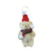 thumbnail image 3 of Llavero de peluche navideño Yinane oso verde rojo, 3 of 5