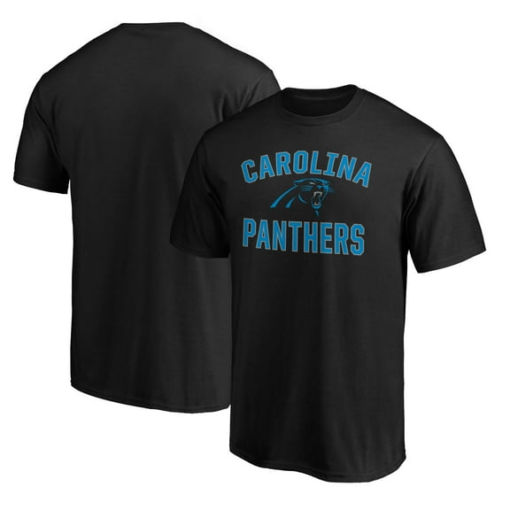 Men's Fanatics Black Carolina Panthers Victory Arch T-Shirt