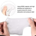 thumbnail image 2 of Moisturizing Gel Heel Sock, Breathable Silicone Moisturizing Heel Socks Cushion Foot Sleeve to Relieve Pain and Pressure from Plantar Fasciitis, Protect Bone Heel Spurs & Cracked Foot Skin Care,2 Pair, 2 of 7