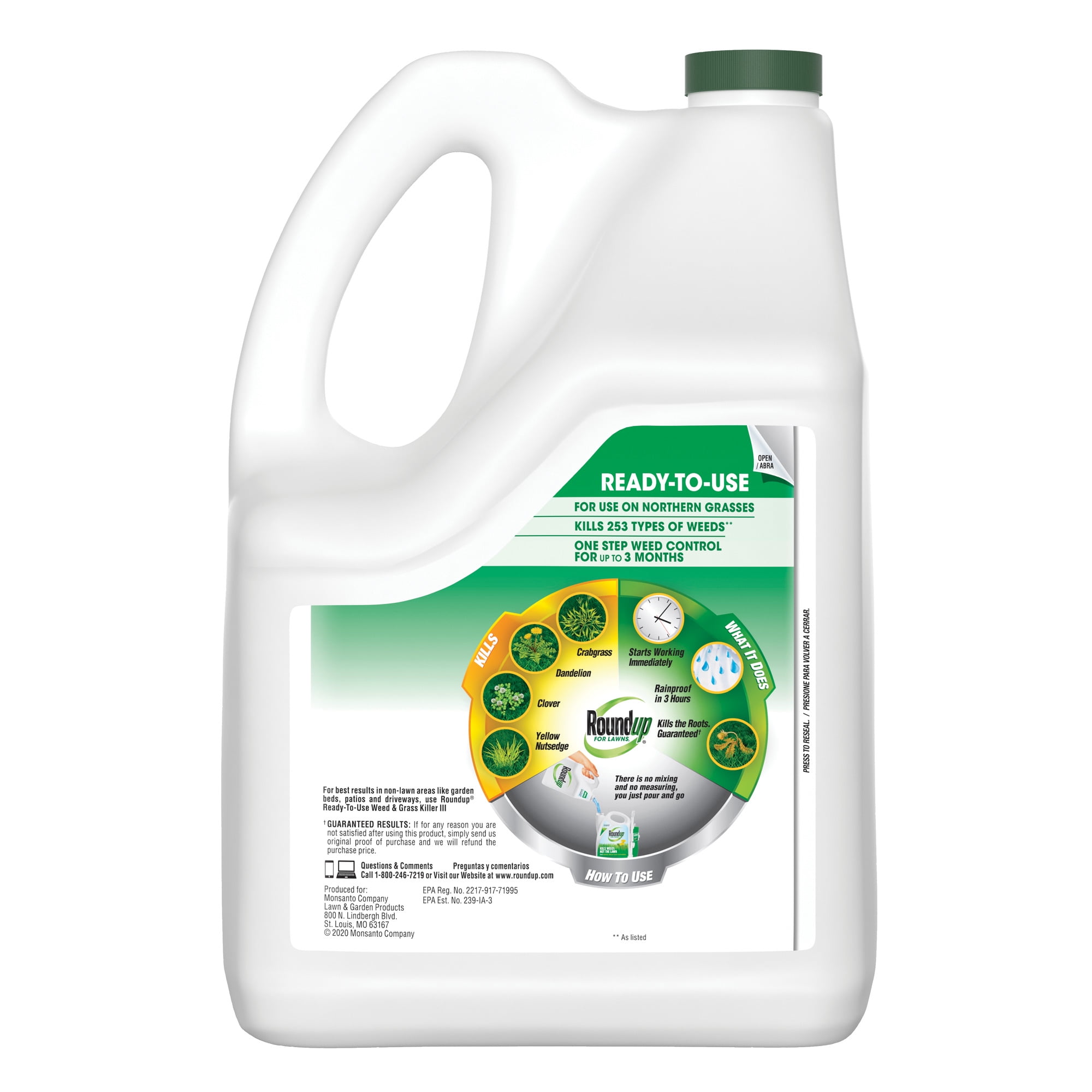 Roundup For Lawns1 Refill (Northern), 1.25 gal.