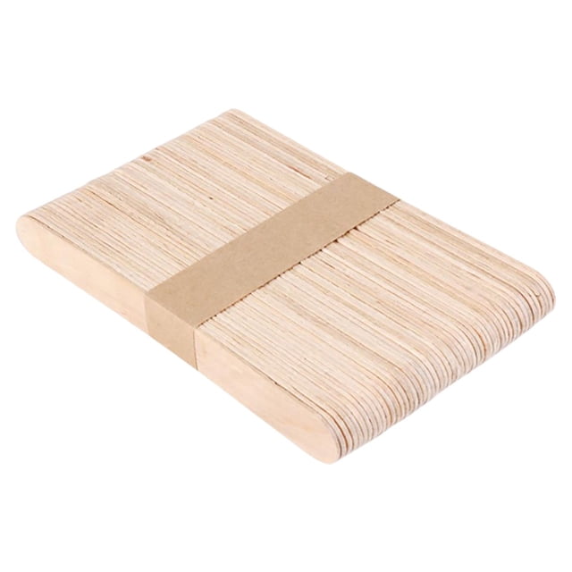 50 Uds aplicador de Palos de cera de madera pequeño Zulema Palos de cera