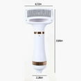 thumbnail image 3 of Portable Pet Hair Dryer Brush 9.84"×4.72"×2.36" - One-Click Hair Removal Dryer (Orange), 3 of 9