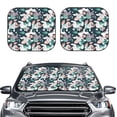 thumbnail image 2 of Daiia Cute Poodle Dog 2PCS Car Windshield Sun Shade, Foldable Sun Shield for Car Front Window, Auto Sun Blocker Visor Protector Universal for Truck SUV Pickup-Small, 2 of 7