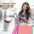 thumbnail image 3 of [1000 Pcs] 8oz (236ml) White Disposable Hot Paper Coffee Cups – Leak-Proof, Recyclable To-Go Cups for Coffee, Tea, Hot Chocolate, Office & Events, 3 of 7