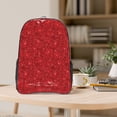 thumbnail image 5 of Kdxio Red Glitter Clear Backpack, Transparent Bookbag for School for Women Men, Capacity Clear Bag for College, Travel, 5 of 7
