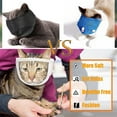 Xmarks Breathable Cat Muzzles, Cat Restraint Mask for Grooming and Nail