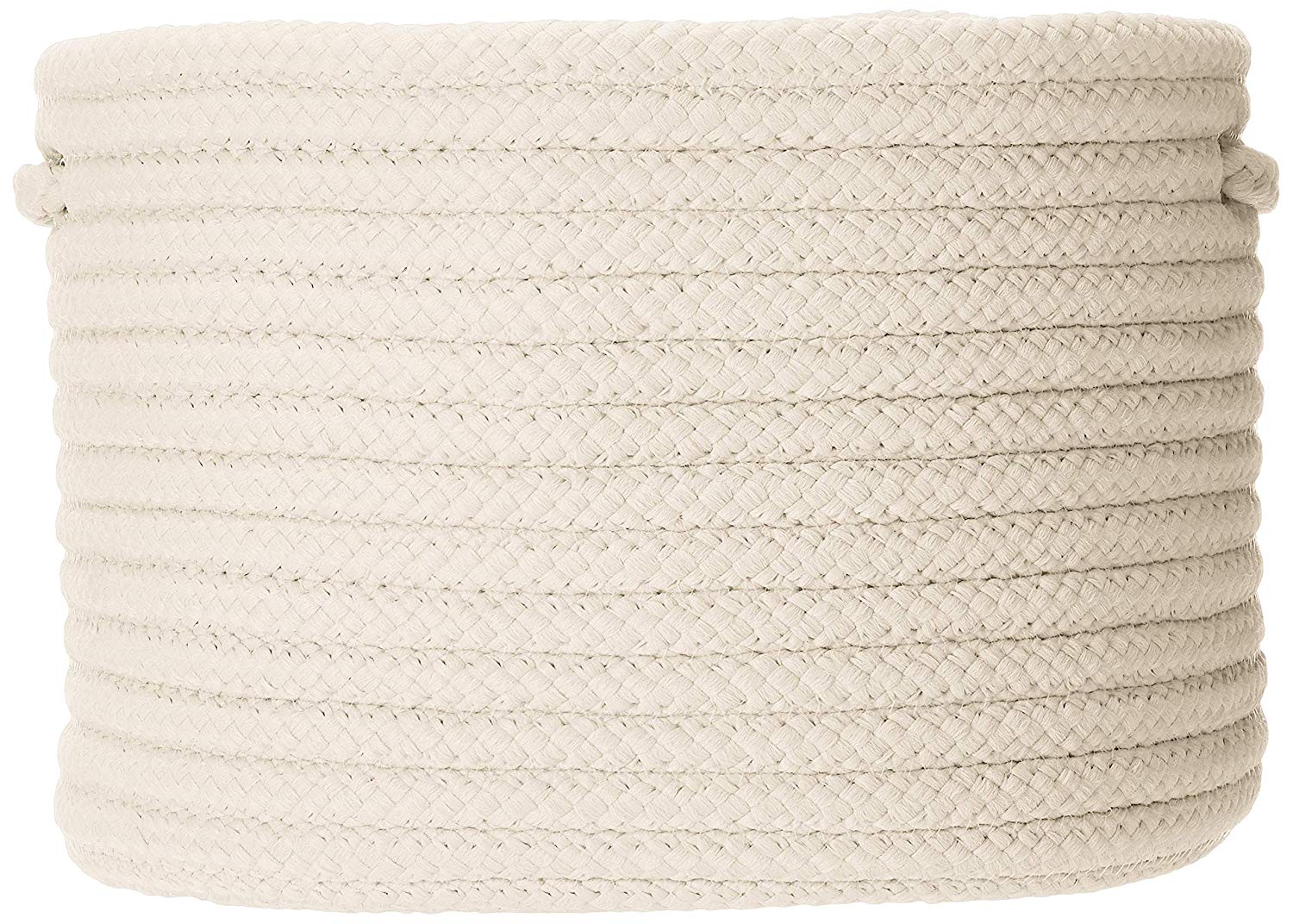 Colonial Mills 24" White Handcrafted Round Braided Basket - image 2 of 6