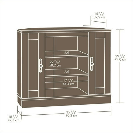 Sauder Harvest Mill Corner Entertainment Stand For TVs Up To 35 Sauder Harvest Mill Corner Entertainment Stand for TVs up to 35