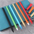 thumbnail image 2 of 10Pcs 0.7mm Ballpoint Pen Natural Kraft Paper Smooth Writing Pull Cover Assorted Colors Eco-friendly Advertising Pen School Supplies, 2 of 7