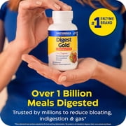 Enzymedica Digest Gold + Probiotics, Digestive Enzyme Supplement for Women & Men, Enzyme and Probiotic Supplement for Digestion, Gut Health Support, Helps Gas & Bloating, Vegetarian - 90 Capsules
