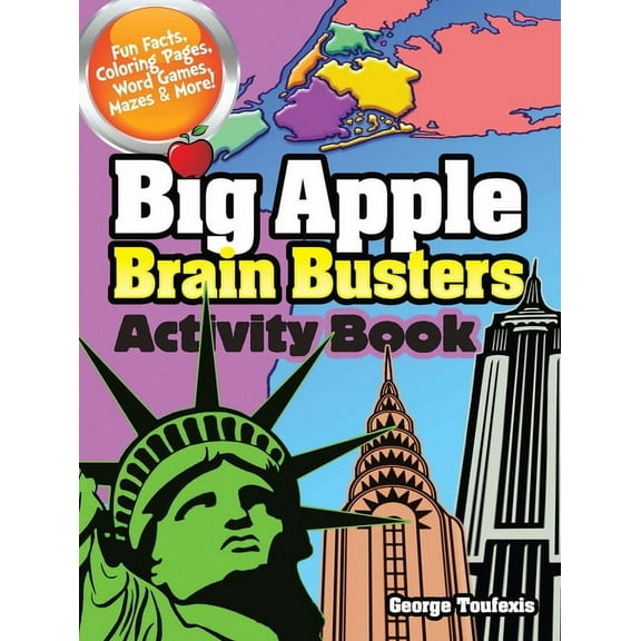 Dover Kids Activity Books: U.S.A. Big Apple Brain Busters Activity Book, (Hardcover)