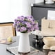 thumbnail image 3 of Artificial Flower Bouquet Hydrangea Carnation Arrangement - Small High-End Faux Floral Decor, Lifelike Wedding Centerpiece, Home Display Decoration, 3 of 4