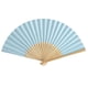 thumbnail image 5 of Set de ventiladores Paper Hand SL Crafts con bolsas de organza, 50 unidades, color azul claro, 5 of 6