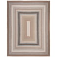 thumbnail image 2 of Safavieh Braided Angel Bordered Machine Washable Reversible Area Rug, Brown/Multi, 8' x 10', 2 of 13