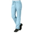 thumbnail image 3 of Maevn Eon Women's V-Neck Pocket Top & Full Elastic Zipper Pocket Cargo Pant Scrub Set, 3 of 5