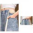 thumbnail image 6 of Ruyang Girls Baggy Jeans Shorts Y2k Hip Hop Streetwear Denim Shorts Unisex Kid Vintage Fashion Bermuda Jorts Star Embroidery Clothes, 6 of 8