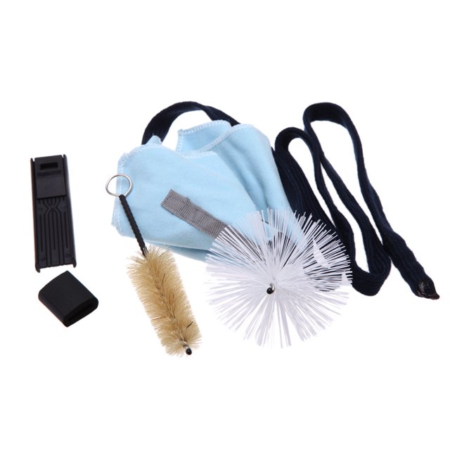 Kit de Limpieza Profesional para Saxofón con Cepillo, Paño Especial, Soporte para Pulgar y Porta Lengüetas