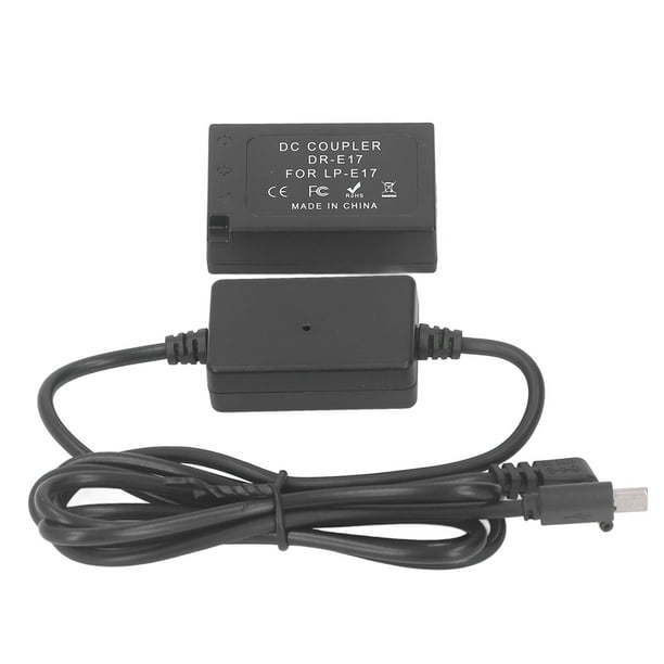 Kit de Adaptador de Alimentación de Batería Ficticia, Baja Generación de Calor Tipo C Entrada C Batería Ficticia Segura para disparar
